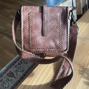 Antik Kraft boho crossbody in brown